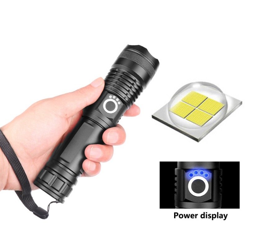 Tactical Rechargeable Flashlight Kit - Image 2