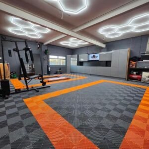 Hexagon LED Garage Ceiling Lights Super Bright Workshop Lighting