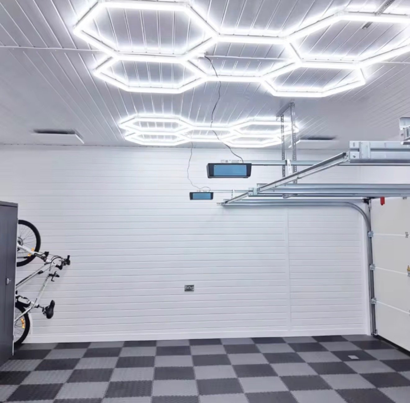 Hexagon LED Garage Ceiling Lights Super Bright Workshop Lighting - Image 5