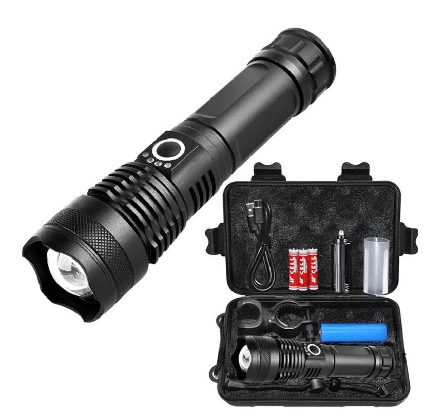 Tactical LED Flashlight Kit